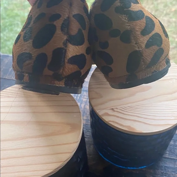 Sole Society Brown Leopard Flats with Embellishments 8.5 - Picture 2 of 5